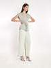 1990s Giorgio Armani sage-coloured silk pants W2203023  Giorgio Armani 