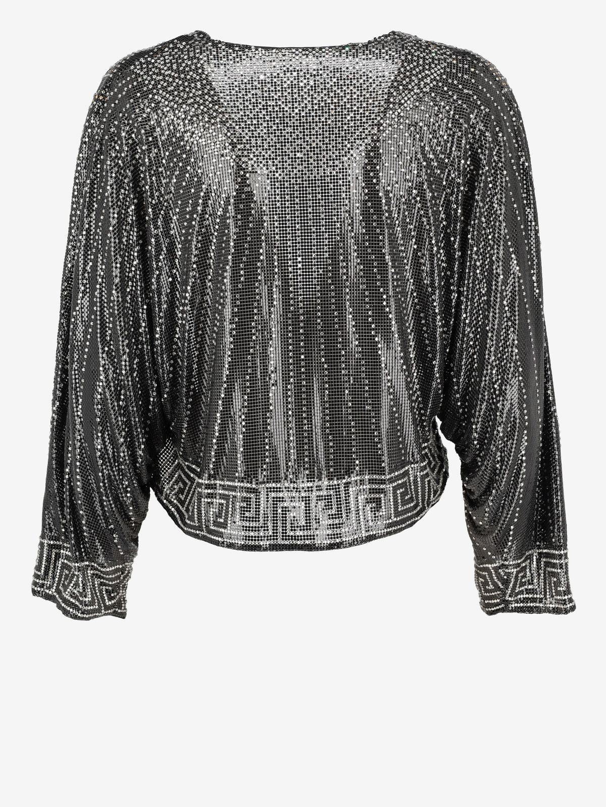 Gianni Versace Couture - Metallic Mesh Crop Blouse (S/S 1986) AR115  Gianni Versace 