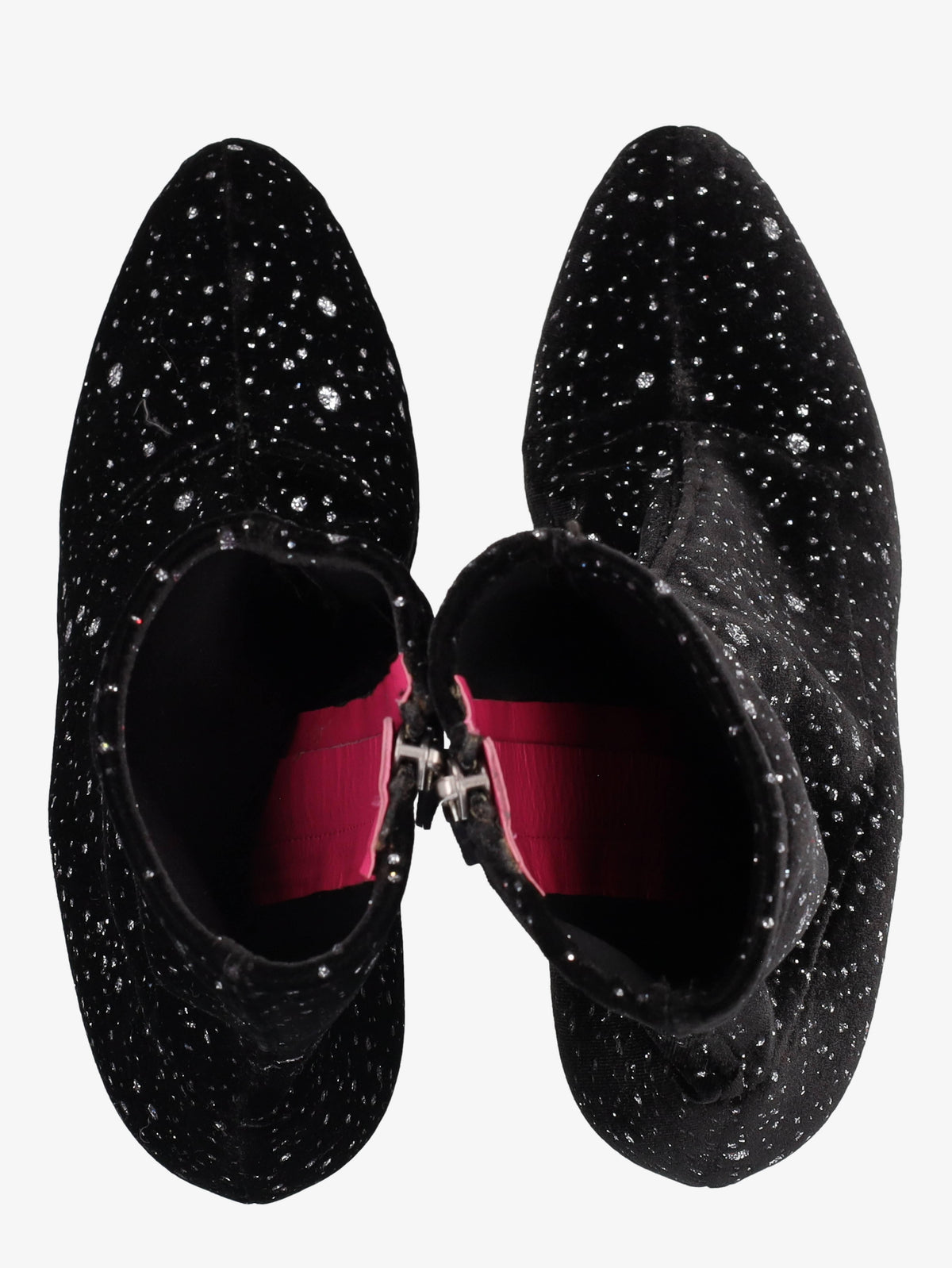 Oscar Tiye Black Lurex Ankle Boot WCV161224_28  Oscar tiye 