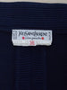 Yves Saint Laurent Blue Wool Ribbed Skirt MZ191308  Yves Saint Laurent 