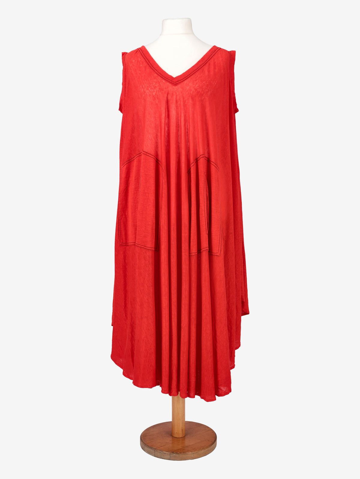 Mondrian Red Maxi Dress