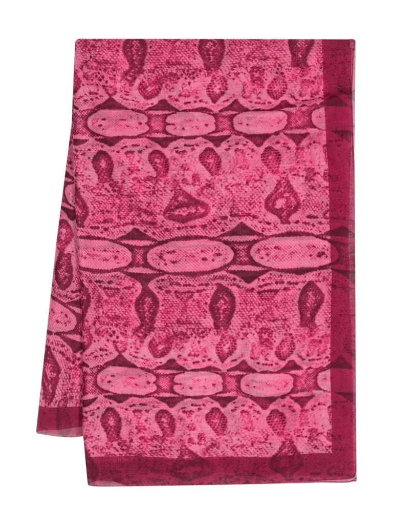 Gucci snake-print chiffon scarf WCV241069  Gucci 