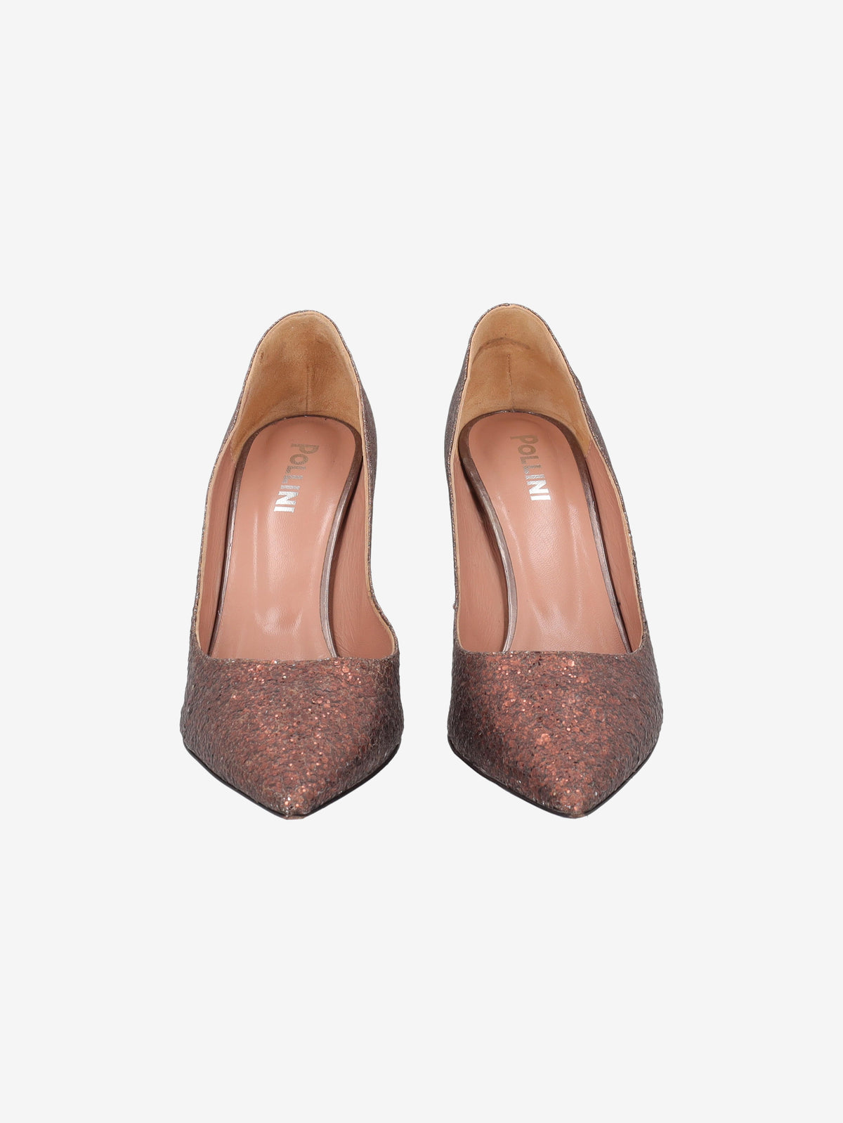 Pollini Glitter Pointed-Toe Pumps MR202122  Pollini 