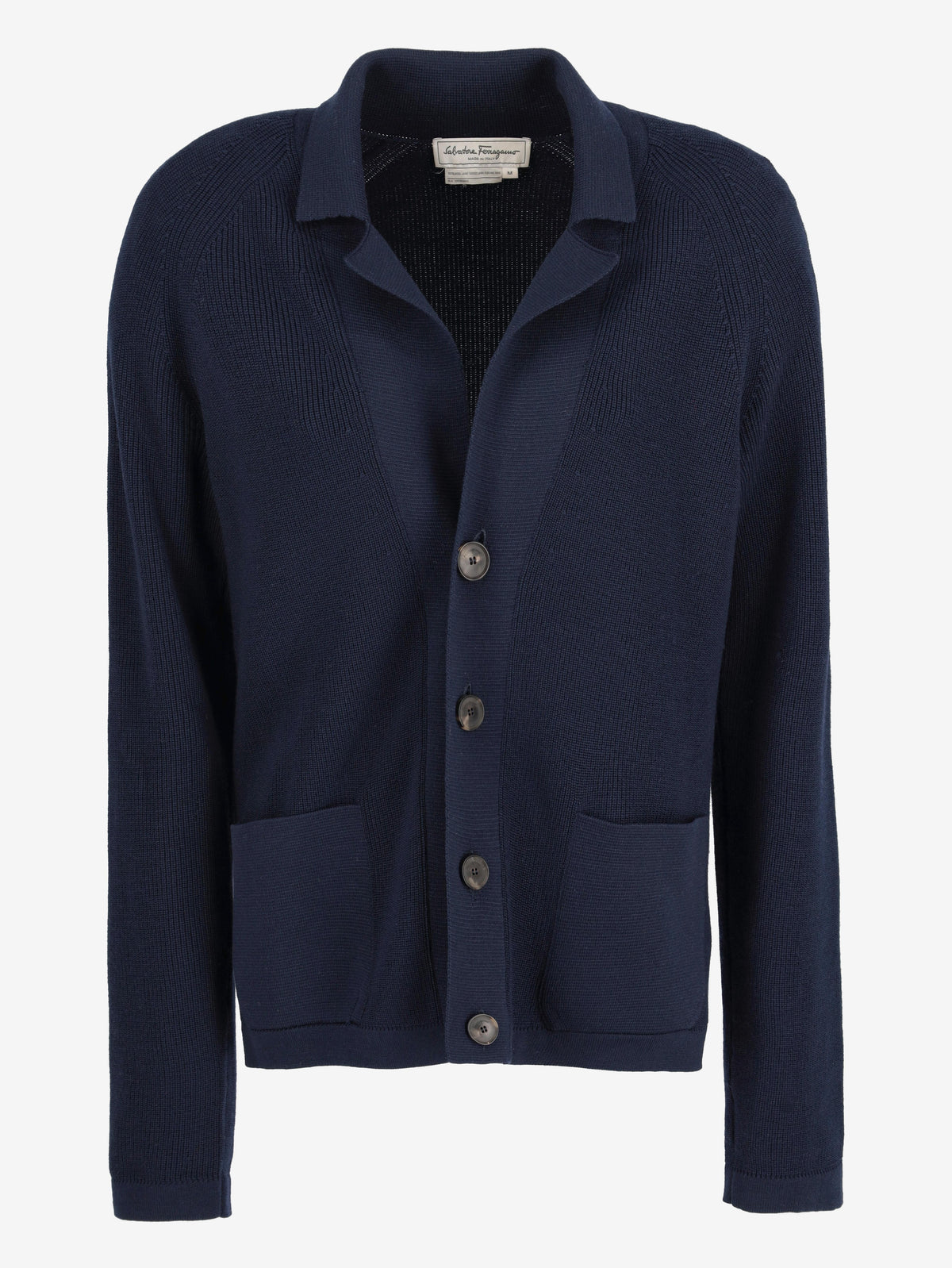 Salvatore Ferragamo Blue Knit Cardigan WCV112514  Salvatore Ferragamo 