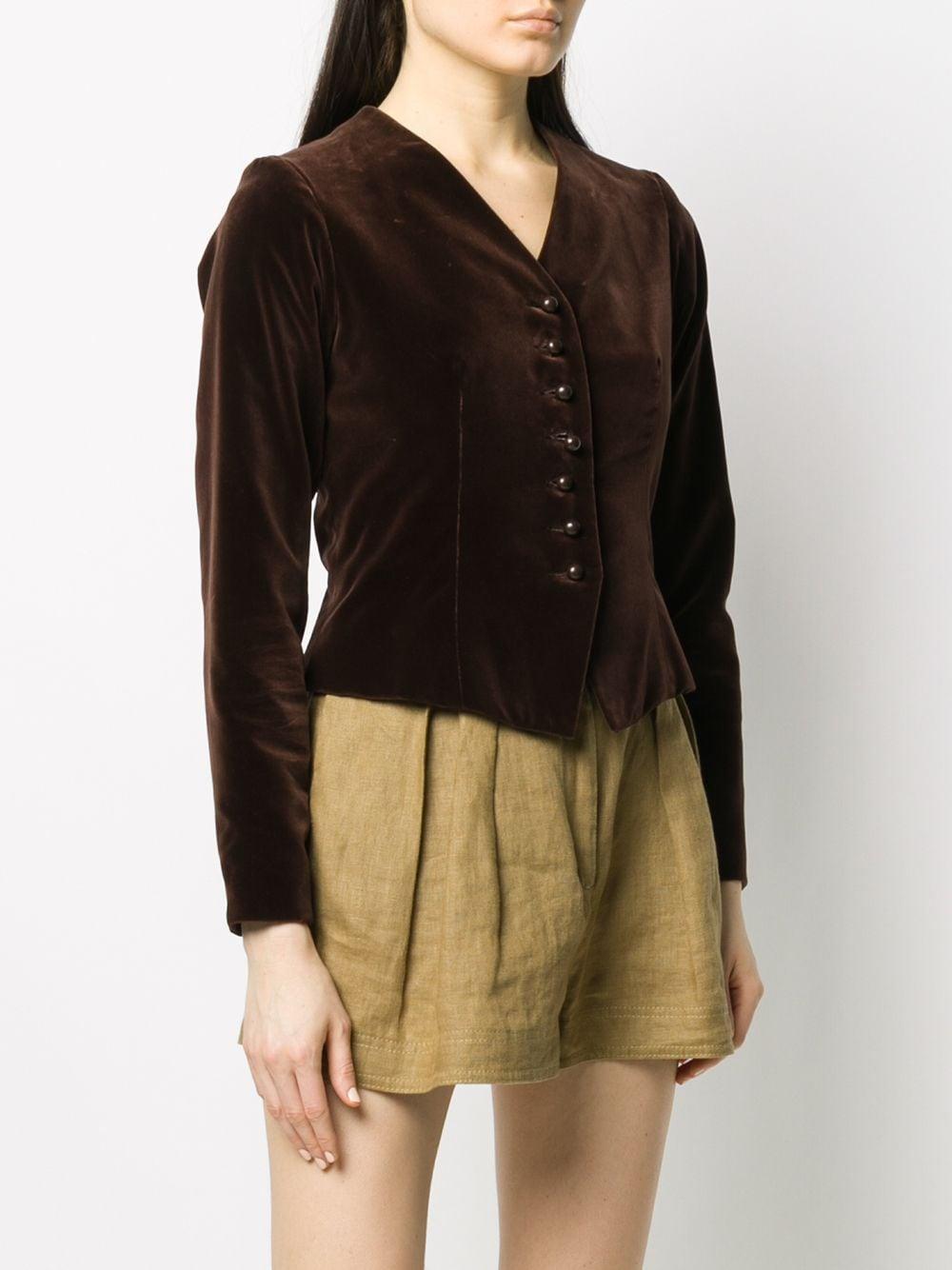 Yves Saint Laurent Rive Gauche Vintage Velvet Jacket BR007102  Yves Saint Laurent 