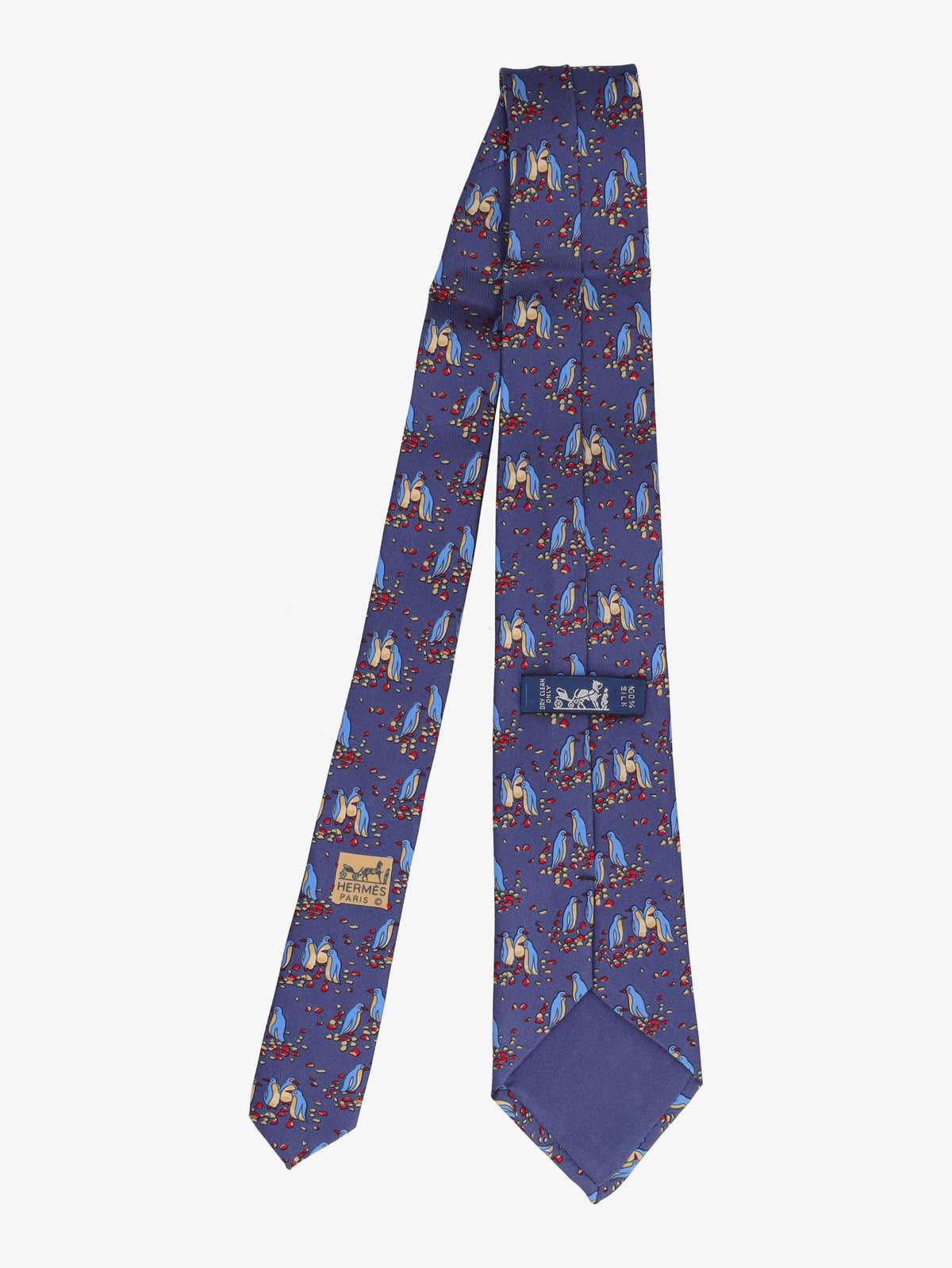 Hermès Penguin Print Tie 161225.37  Hermes 