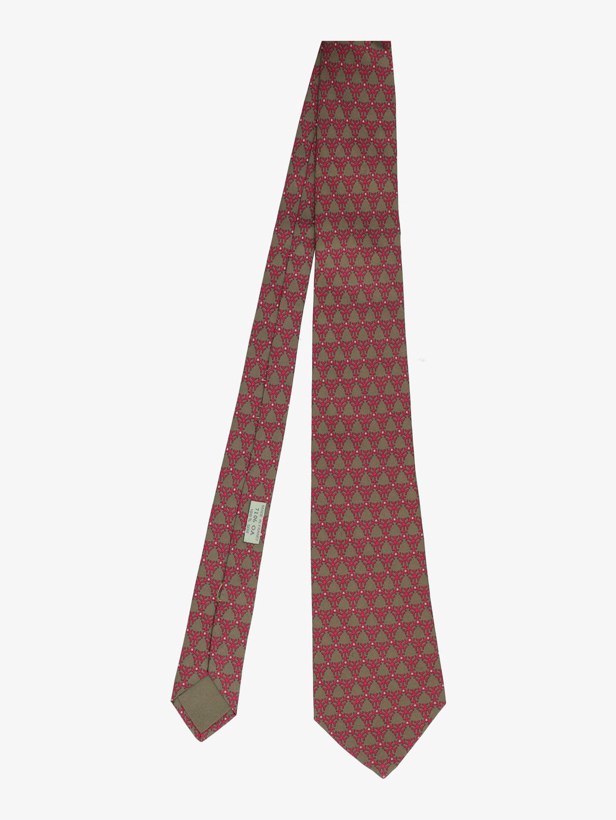 Hermès Patterned Tie 161225.25  Hermes 
