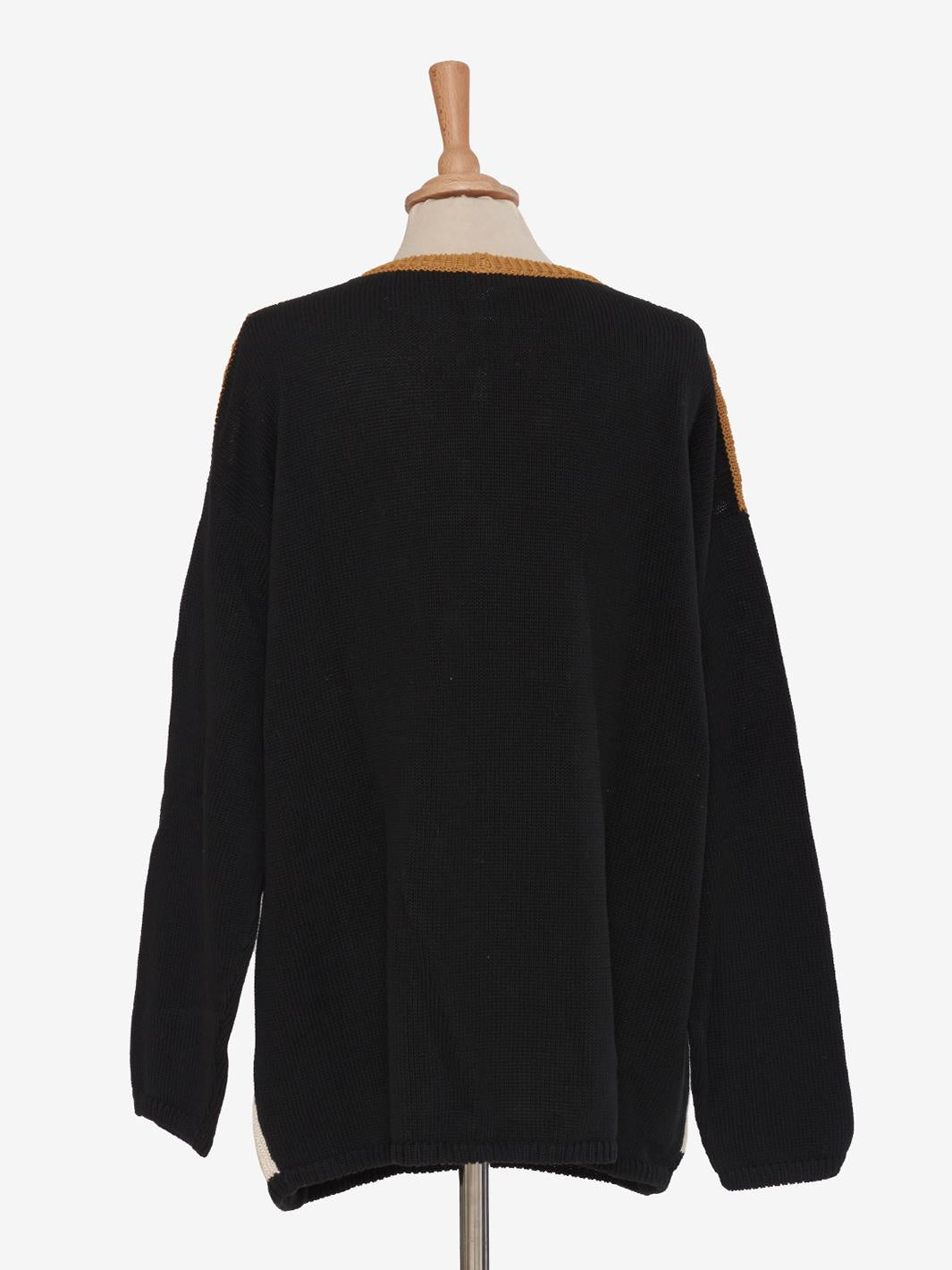 Krizia Cotton Knits with Tiger Embroidery