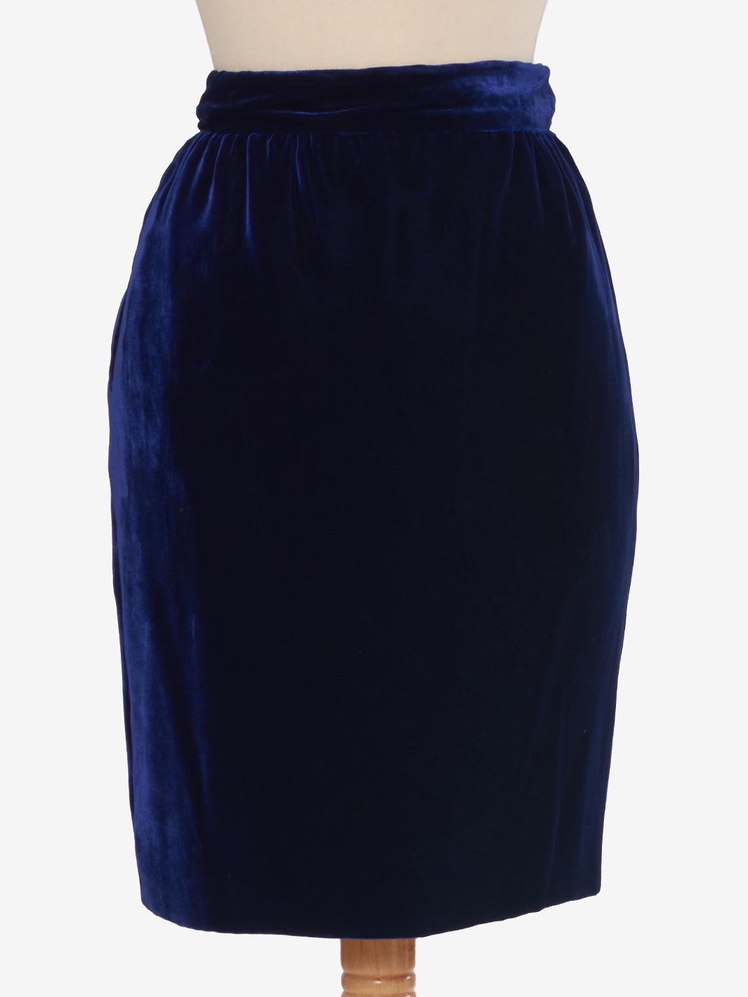 Juanita Sabbadini Blue Velvet Suit