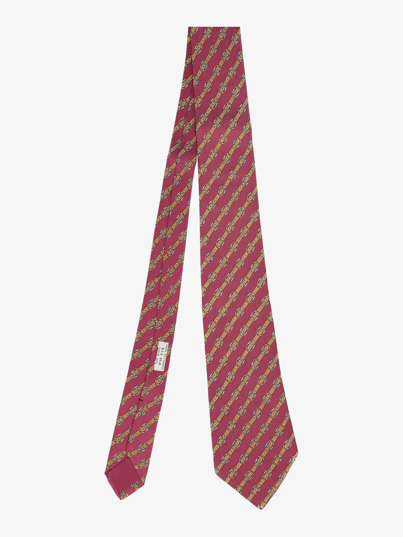Hermès Bridle Print Tie 161225.35  Hermes 