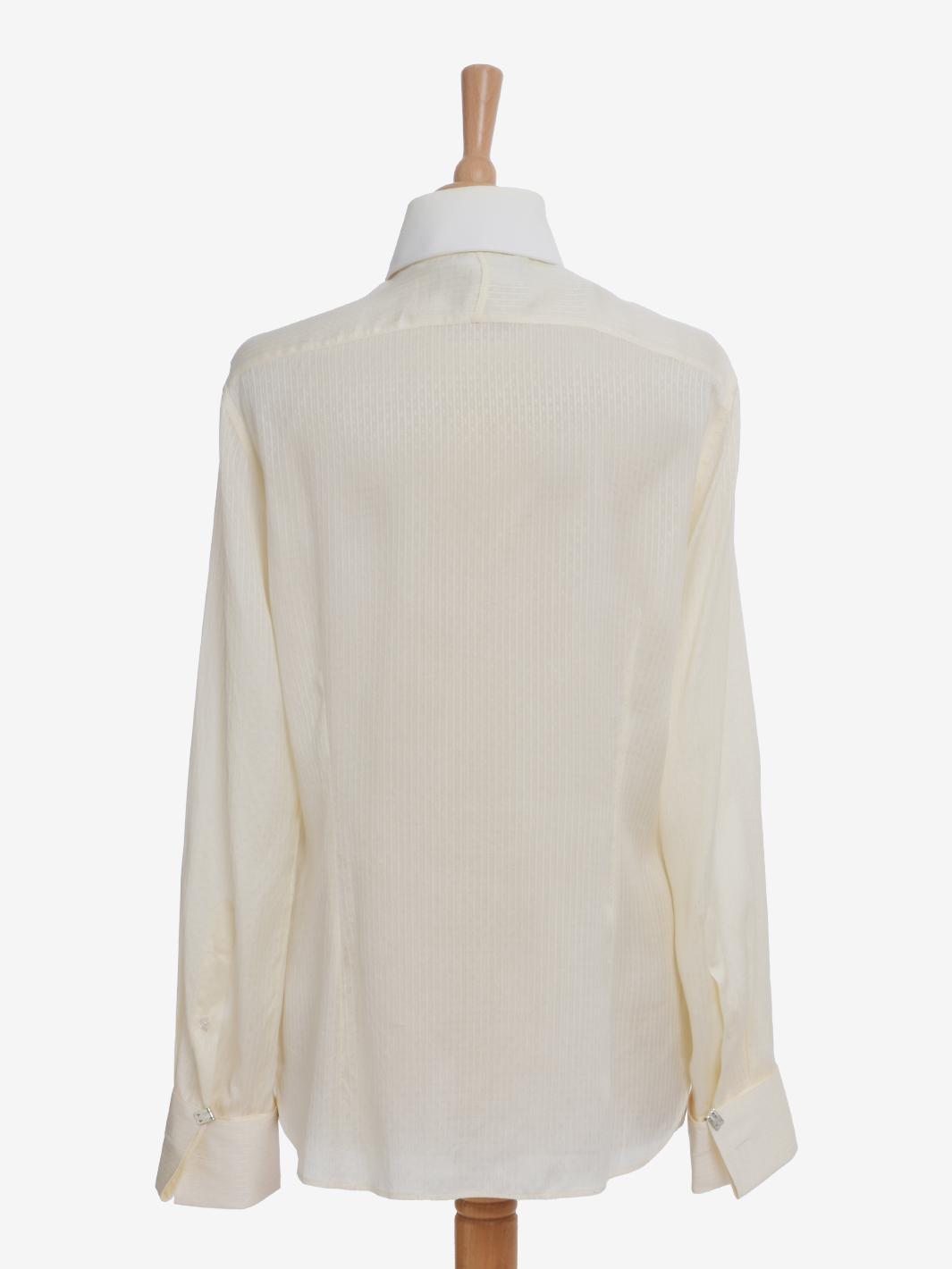 Ralph Lauren 真丝象牙色衬衫