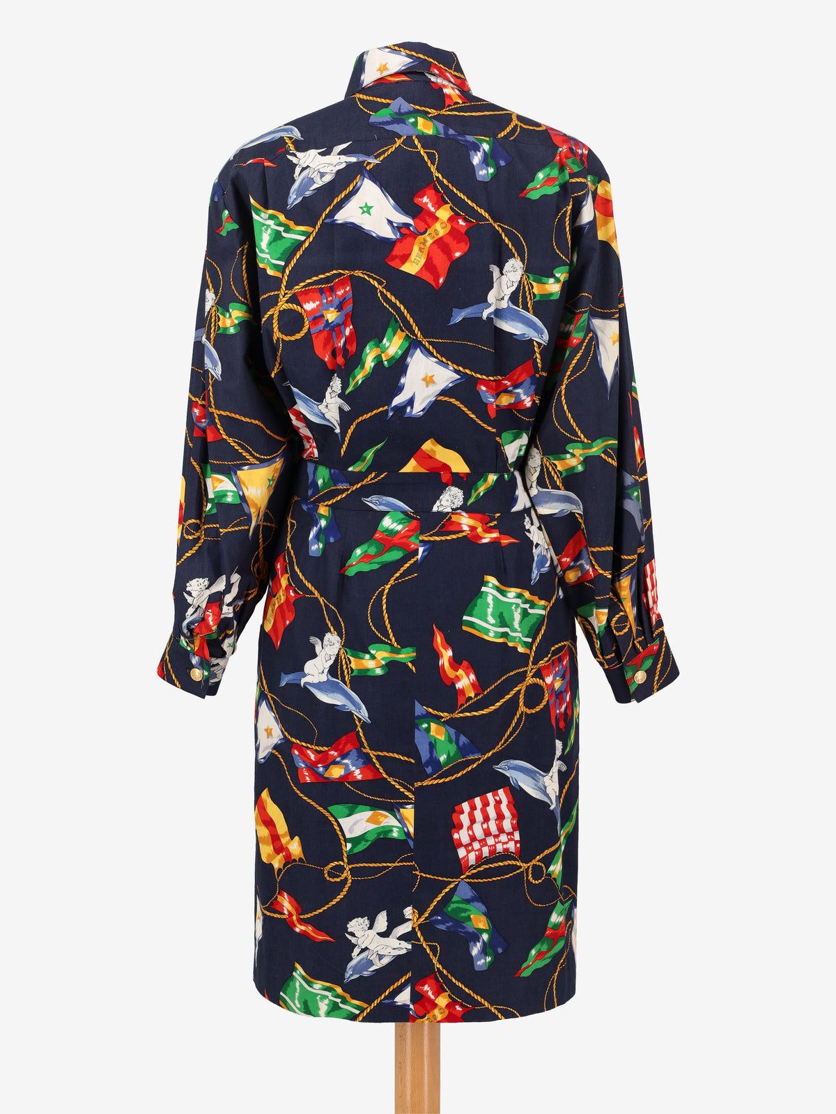 Hermès Patterned Midi Dress