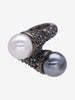 Kenneth Jay Lane Double Pearl Ring CVR24.1.149  Kenneth Jay Lane 
