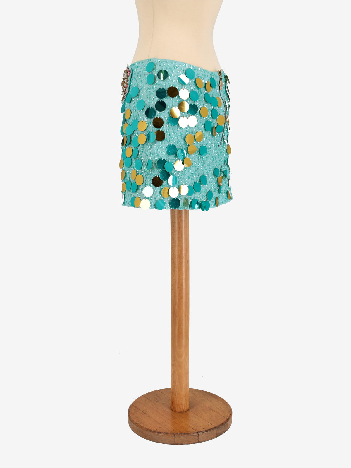 Vintage Sequined Miniskirt
