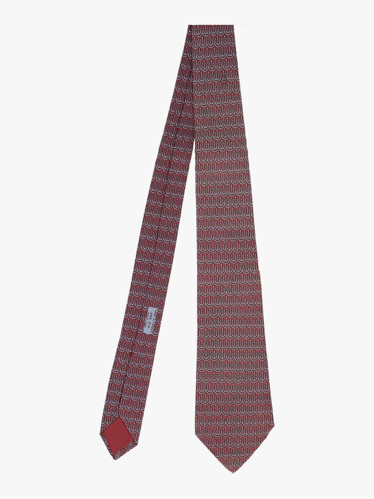 Hermès Horseshoe Print Tie 161225.18  Hermes 