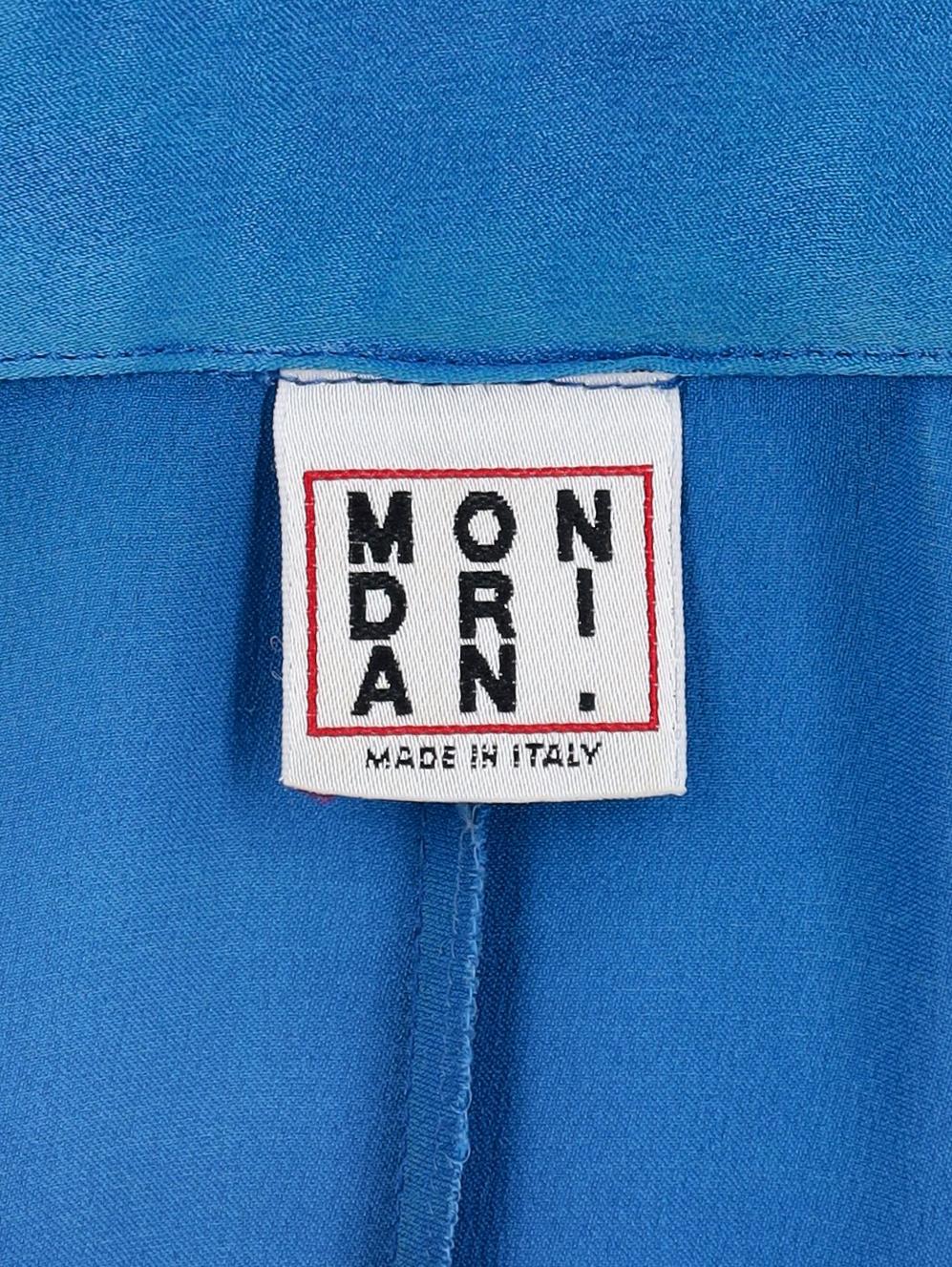 Mondrian Blue Silk Shirt WCV041224.24  Mondrian 