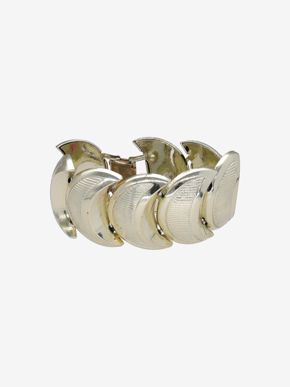 Vintage Thick Bracelet with Connected Crescent Moon Elements W13426.80  Vintage 