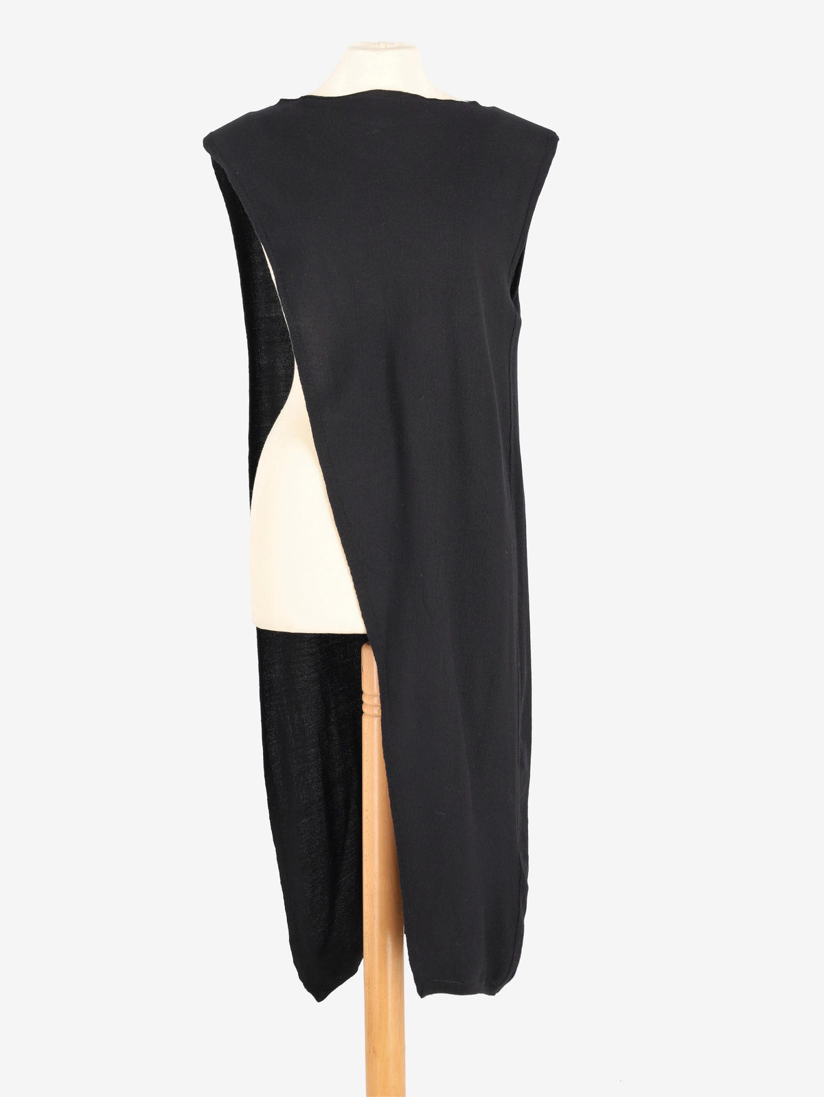 Rick Owens Black Slashed Dress RM290925.8  Rick Owens 