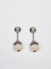 1960s Thierry Mugler clip drop earrings in metal and resin W22033018  Thierry Mugler 