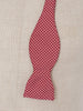 Check print silk bow tie, 1980 W22061007  Vintage 