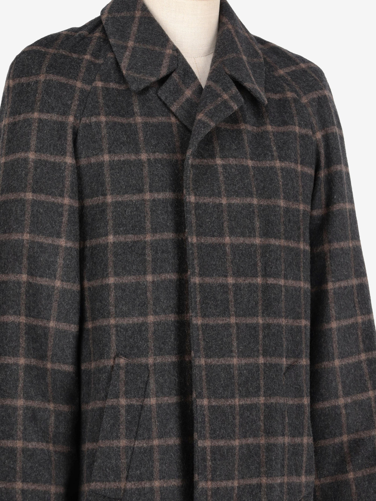 Vintage Checked Wool Coat WCV112511  Vintage 