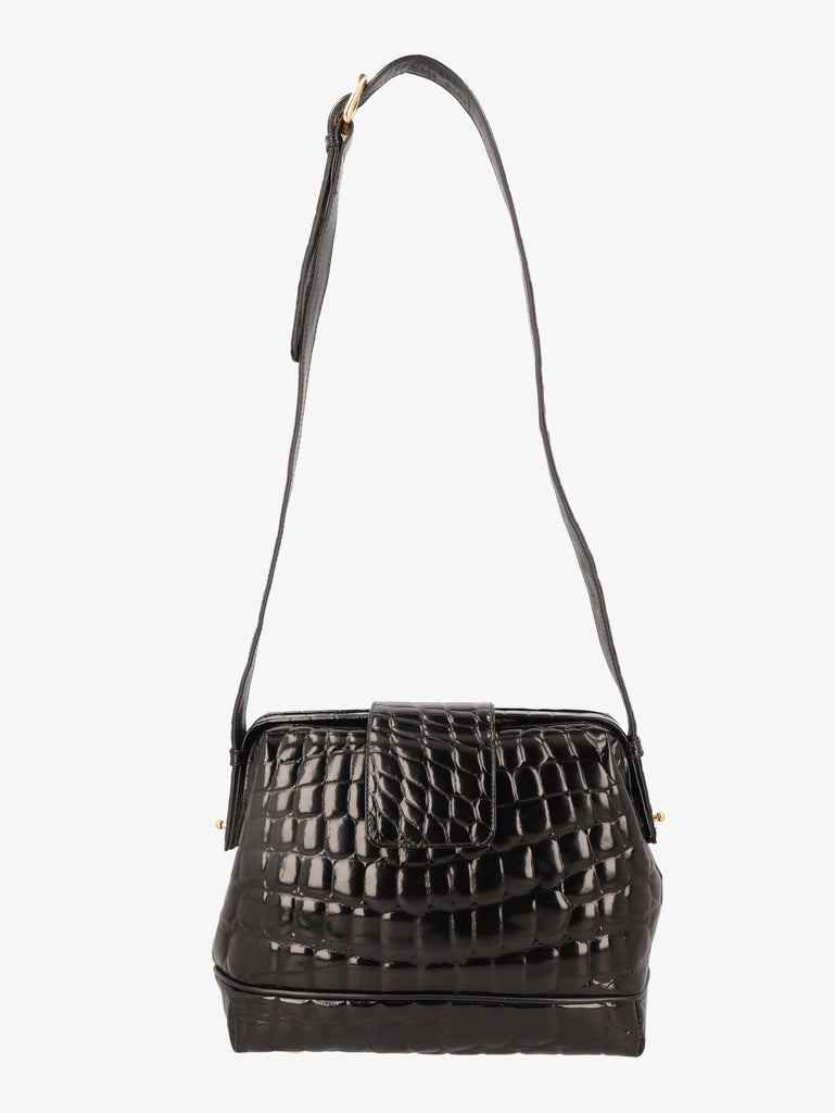 Vintage Crocodile Leather Shoulder Bag WCV161025.03  Vintage 