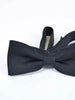 1990s black bow tie with velcro closure W22030631  Vintage 