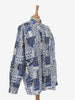 Souleiado Vintage Blue Patchwork Shirt WCV241010277  Souleiado 