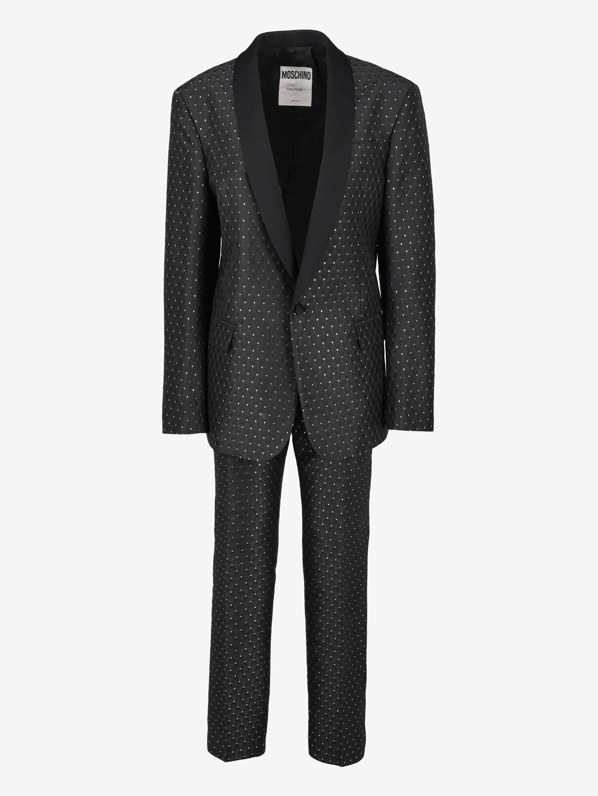 Moschino Black And Silver Suit WCV250841  Moschino 