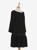 Moschino Black dress with lurex skirt