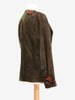 Yves Saint Laurent Suede Jacket With Leaves