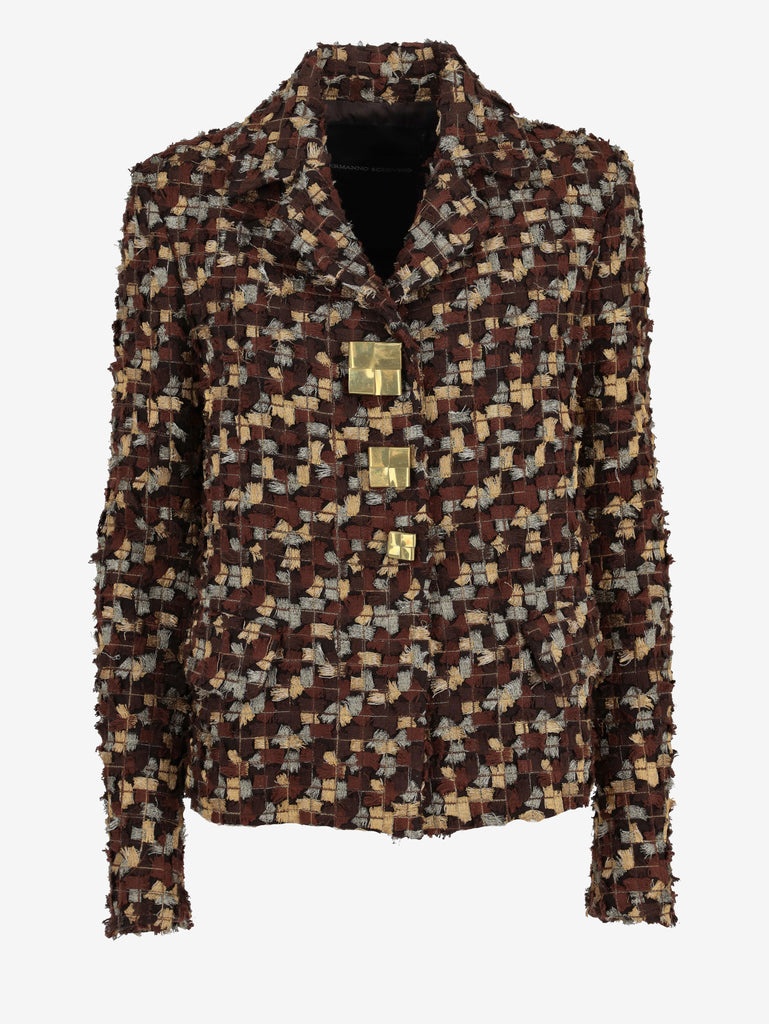 Ermanno Scervino Blazer With Gold-Tone Buttons WCV30052025.40  Ermanno Scervino 
