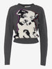 Krizia Doggy Embroidery Sweater