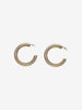 Vintage Textured Snake-Effect Hoop Earrings W13426.43  Vintage 