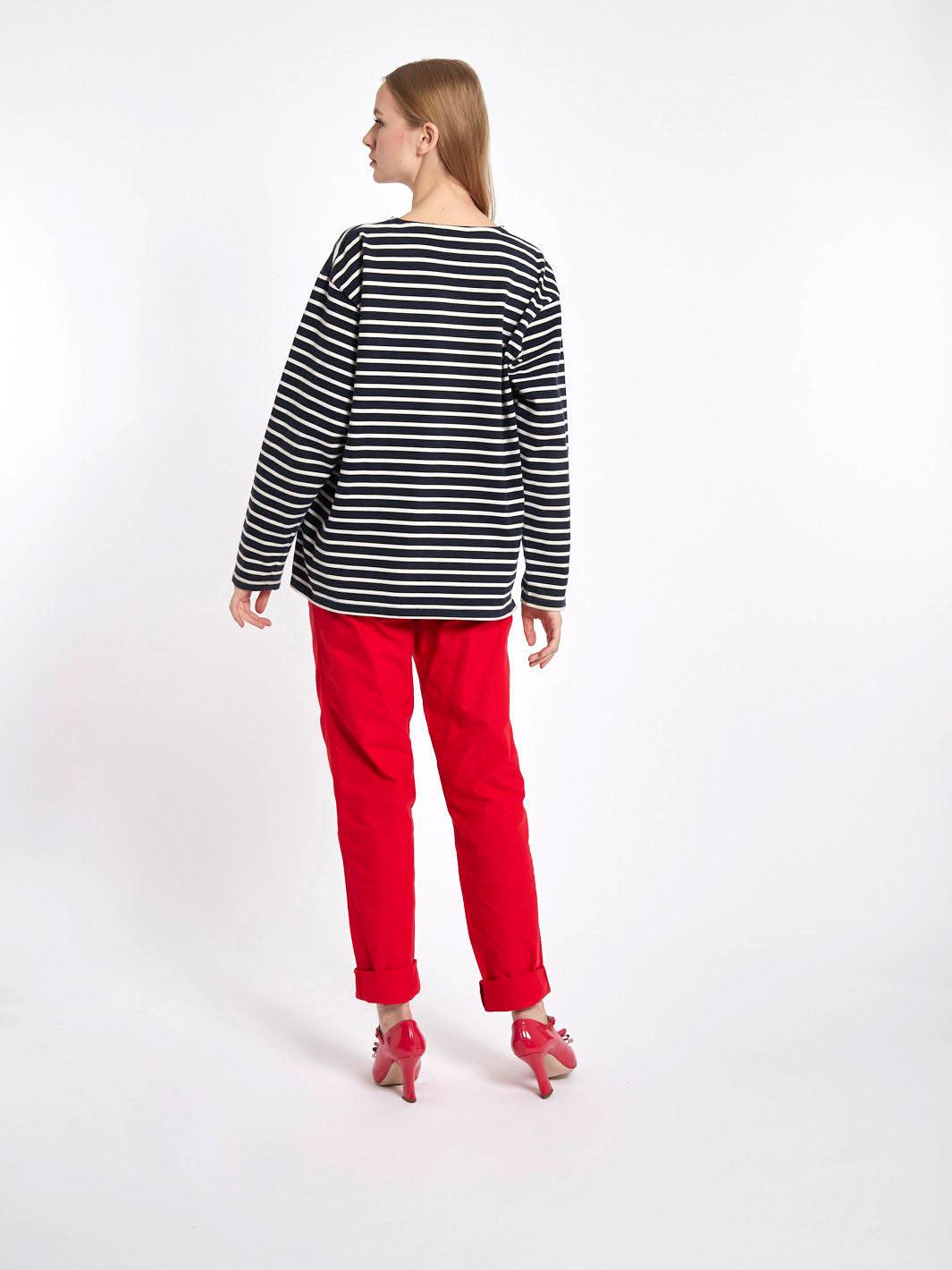 1990s Long-sleeved marinière shirt customised by Cavalli e Nastri 0503221N  Cavalli e Nastri 