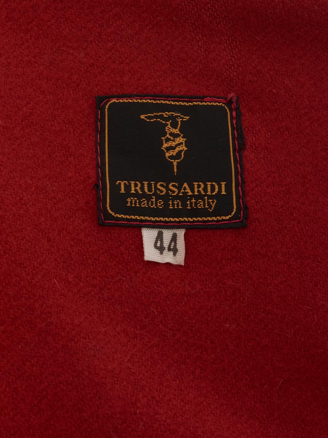 Trussardi 红色羊毛夹克
