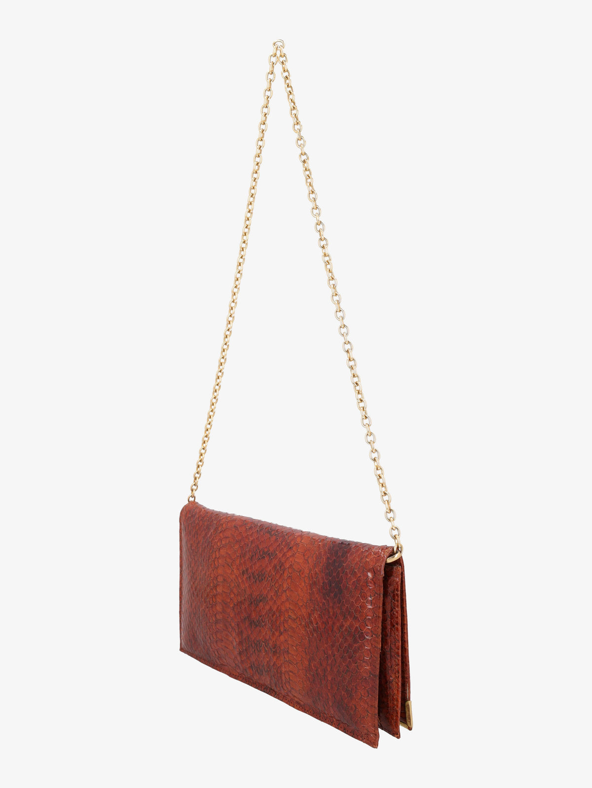 Vintage Snake Print Shoulder Bag WCV300625.50  Vintage 