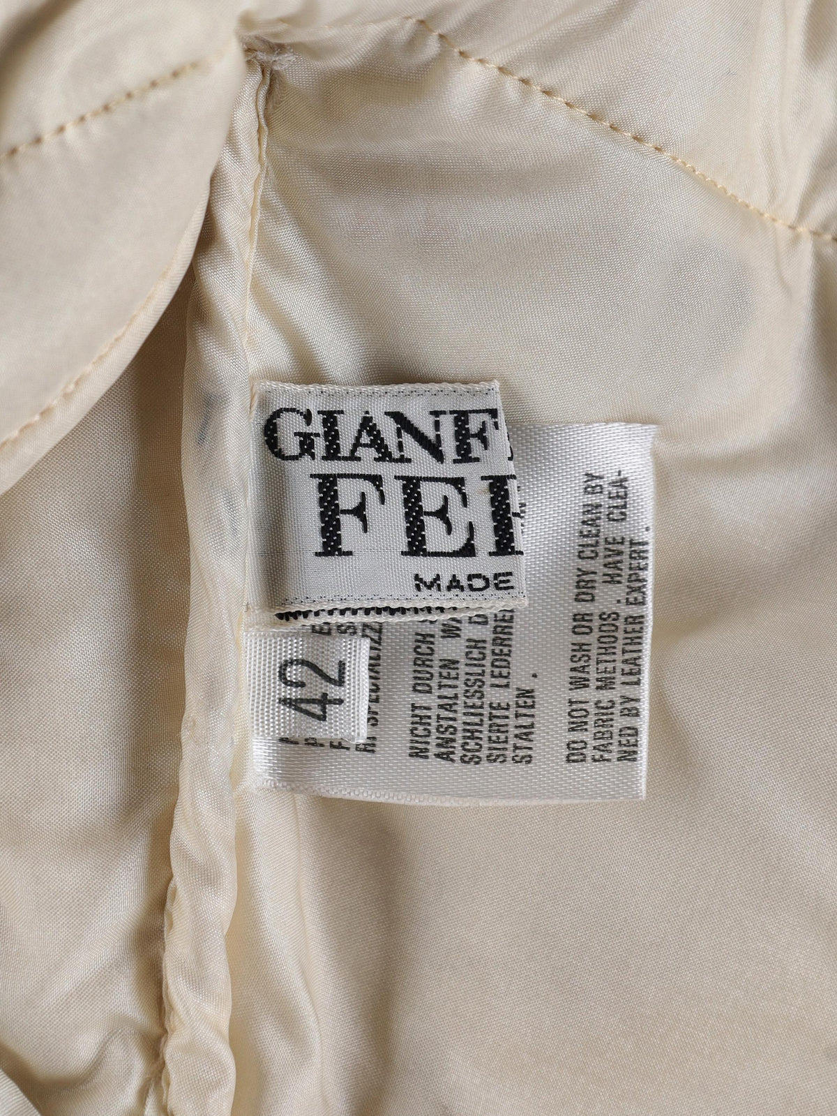 Gianfranco Ferré Jacket in Leather and Shearling wcv10043.11  Gianfranco Ferré 