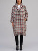 Ermanno Scervino Knit Coat with Graphic Houndstooth Pattern CVM26.22.29  Ermanno Scervino 
