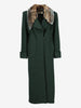 Fendi Heavy Wool Coat with Rabbit Fur Collar W27526.165  Fendi 