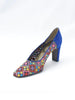 1980s René Caovilla pumps in blue sued and openwork fabric W22051914  Caovilla 