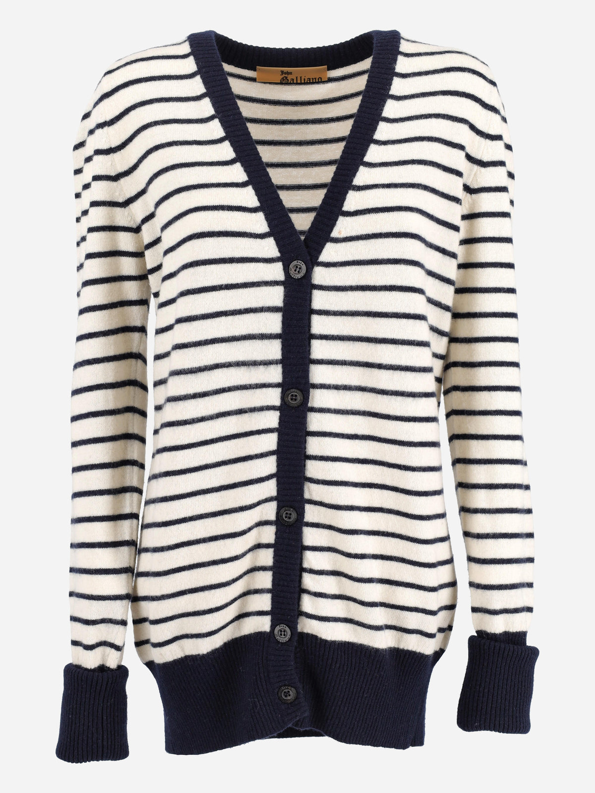 Cardigan in lana John Galliano
