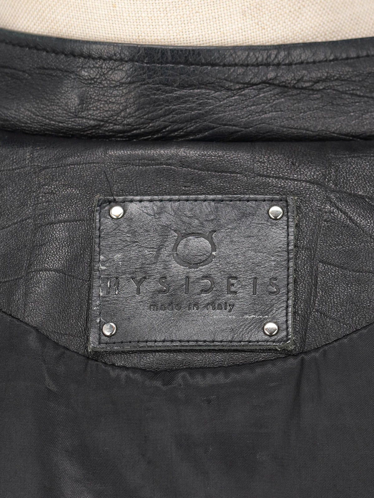 Vintage Black Studs Biker Jacket WCV250885  Vintage 