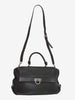 Salvatore Ferragamo Black grained leather bag