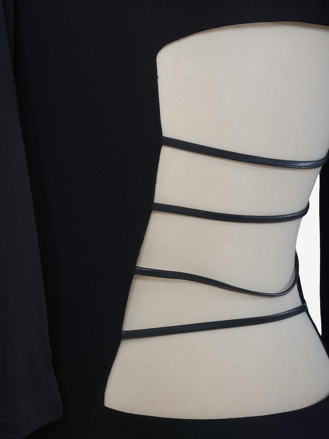 Versus Black Midi Dress