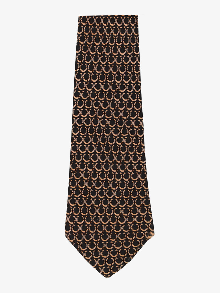 Hermès Horseshoe Print Tie 161225.32  Hermes 