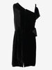 Giorgio Armani One-Shoulder Velvet Dress W27526.166  Giorgio Armani 