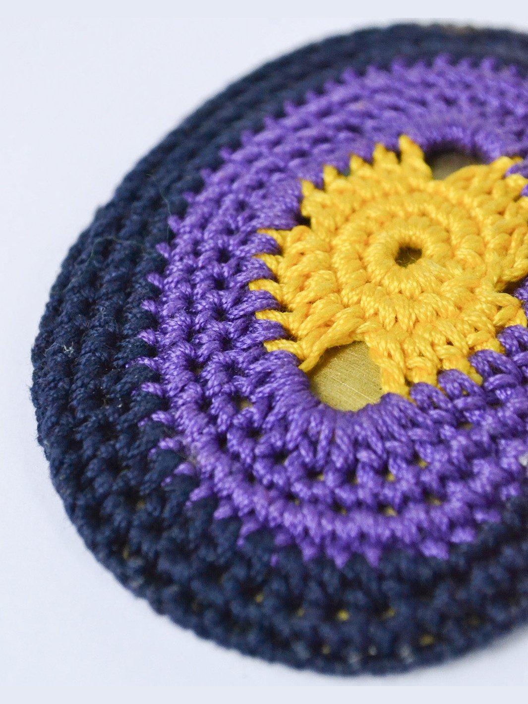 Y2K Prada brooch with crochet embroidery W22061033  Prada 