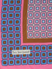 Yves Saint Laurent Squared Pattern Foulard W24121223  Yves Saint Laurent 