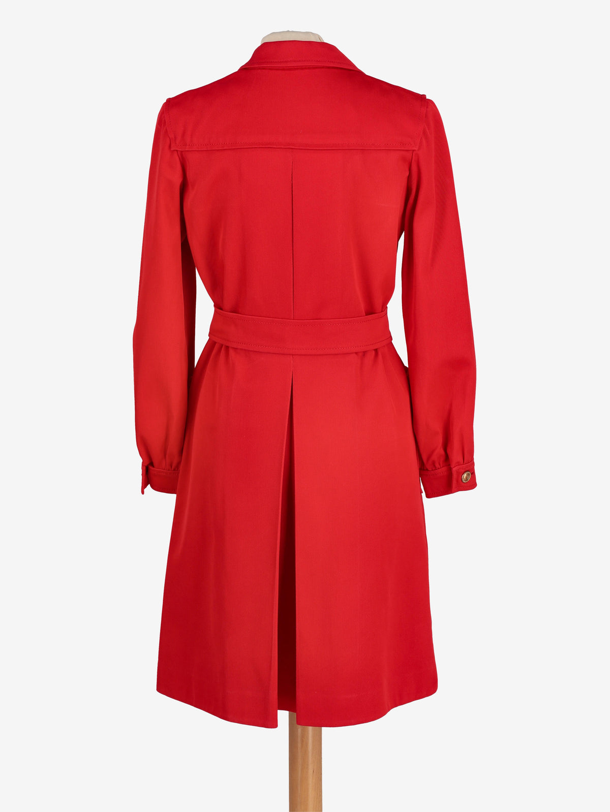 Valentino Red Long-Sleeved Dress MR120725.2  Valentino Boutique 